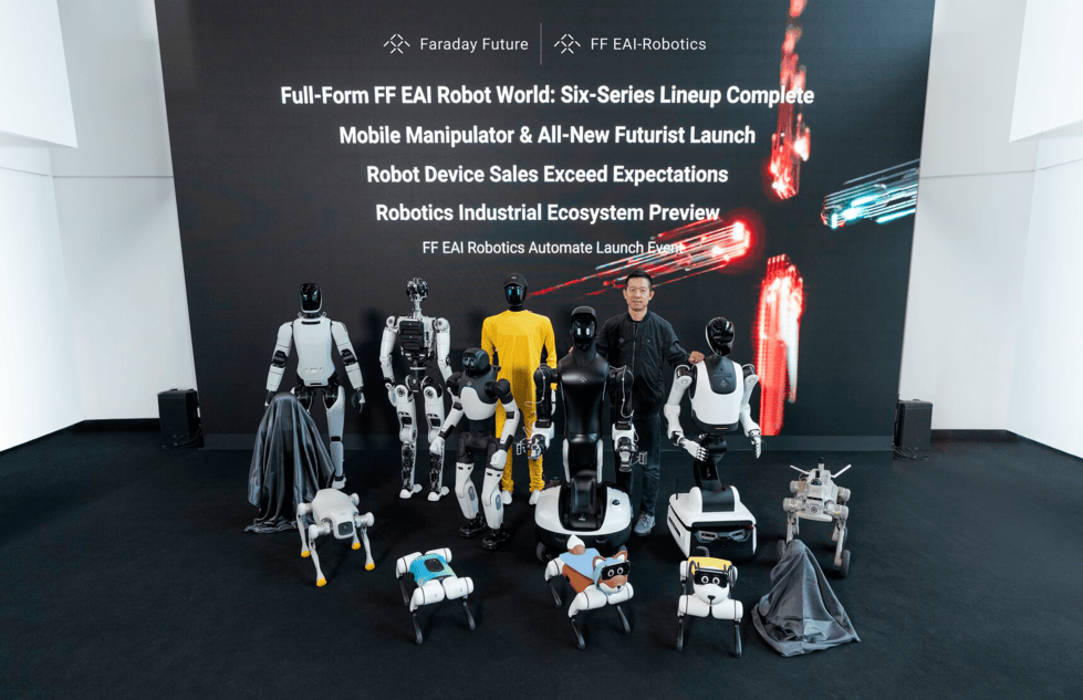 Faraday Future Unveils Second-Half Launch of FF EAI Robot World, Introducing New Humanoid Robot and Industrial Robotics Ecosystem