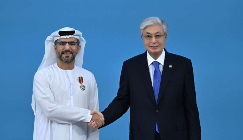 Kazakhstan President Awards Captain Mohamed Juma Al Shamisi with the Order of Friendship Kazakhstan President Awards Captain Mohamed Juma Al Shamisi with the Order of Friendship - kazakhstan president