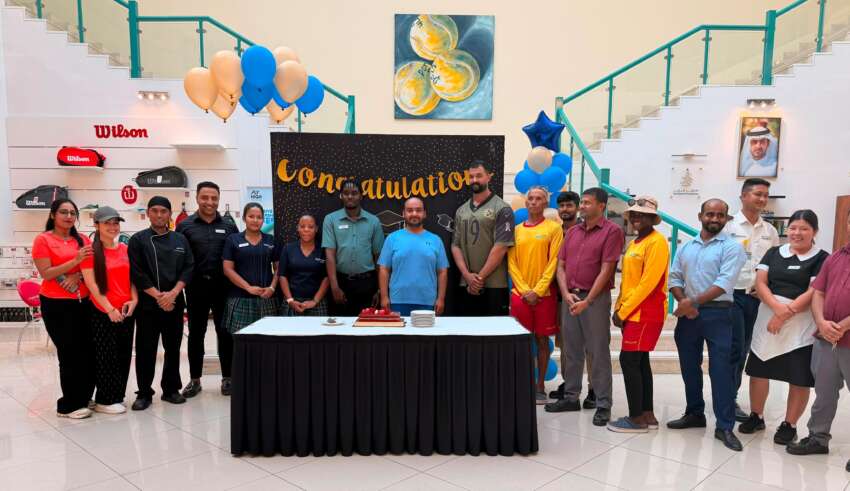 Fujairah Tennis Club celebrates Sheikh Ahmed Al Sharqi’s academic achievement Fujairah Tennis Club celebrates Sheikh Ahmed Al Sharqi’s academic achievement - fujairah tennis