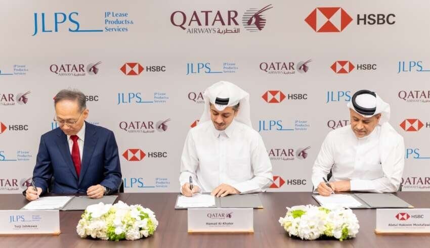 Qatar Airways Group Signs Inaugural Japanese Financing Agreement with Partners HSBC and JP Lease Qatar Airways Group Signs Inaugural Japanese Financing Agreement with Partners HSBC and JP Lease - qatar airways
